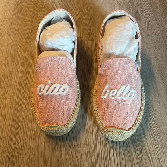 NWT (Missing Box!) Soludos Ciao Bella Platform Espadrille, Light Pink - Picture 6 of 11